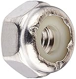 The Hillman Group 829716 10 by 24-Inch Stainless Steel Nylon Insert Locknut, 100-Pack by The Hillman