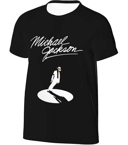 Amazon.co.jp: Tシャツ 子供用 130-170cm マイケル・ジャクソン 半袖