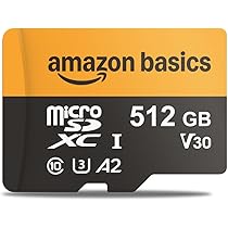 Amazon | Amazonベーシック 512GB microSDXCカード (アダプター付き
