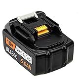 Enermallマキタ18v バッテリー18vバッテリーマキタ18v互換バッテリー BL1860 6000mAh リチウムイオン電池 BL1830 BL1840 BL1850 BL1860互換対応 安