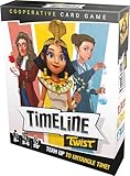 Asmodee タイムラインツイストカードゲーム - 年代順の知識をテストし、協力的な雑学クイズゲーム、子供と大人向けの楽しい家族向けゲーム、対象年齢8歳以上、2~6人用、20分プレイ時間