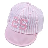 児童　キッズ 子供　数字25 野球帽 鳥打ち帽 ハンチング帽子 ストライプ　ソフトハット　野球帽 日焼け防止