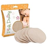 Lot de 6 Coussinets d'allaitement Lavables Coton BIO Pink Daisy