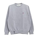 COLOR COMMUNICATIONS CREW SWEAT カラーコミュニケーションズ トレーナー CLR EMB CREW 刺繍ロゴ グレー,M