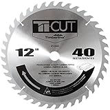 Timberline 12040 Ti-Cut and trade General Purpose and Finishing ATB Grind Thin Kerf Carbide Tipped S