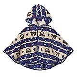 mikihouse Double_B(ミキハウスダブルB)マイクロフリースマント フリー(70-90cm),ベージュ