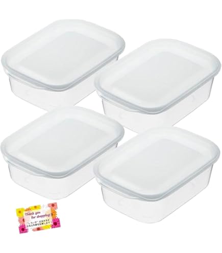 ホワイトプラスチック製保存容器の蓋 Amazon｜イノマタ化学 保存容器 楽ちんパック 角型 180ml