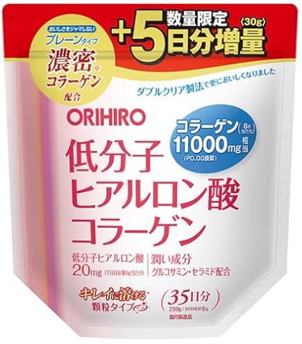 Amazon | オリヒロ 濃密コラーゲンプラセンタ 120g×6個 | ORIHIRO