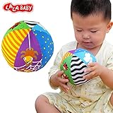 LalababyベビーEarly Learningおもちゃカラフルな面白い教育ぬいぐるみRattleソフトボールfor 0 – 6年