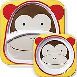 スキップホップ 食器セット ボウル プレート サル [並行輸入品]