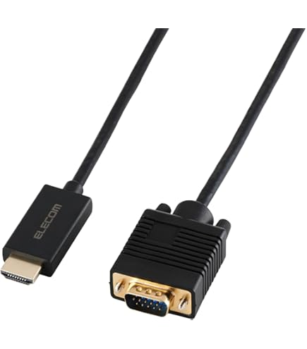 Amazon | ハイパ-ツ-ルズ 配管用分離型VGAケーブル 20m HD15MM-DE-20M