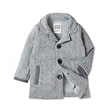 (グレー/95cm)ベビー服 男の子 アウター ジャケット moujonjon ムージョンジョン ニットソー 裏フリース ヘリンボーン柄 男児 ベビー
