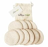 BC Washable Nature Organic Cotton Nursing Pads + Travel bag Leakproof Ultra Soft Non Toxic-Hypoaller