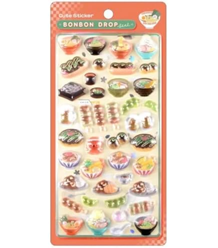 Amazon | ボンボンドロップシール ラーメン 和柄 正規品 | シール