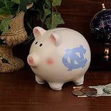 NCAAノースカロライナ大学公式チーム貯金箱、マルチカラー、1サイズ