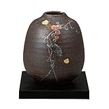 九谷焼　6.5号花瓶・山ぶどう