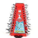 12ピース多機能オープンエンドスパナレンチコンビネーションセットクロームバナジウム鋼ユニバーサルレンチハンドツール用車バイク