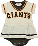 日本プロ野球チーム プリントユニフォーム 半袖 ロンパース【yakyuu-baby-garl】80cm 読売ジャイアンツ