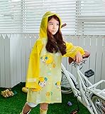 (マリア)MARIAH キッズ レインコートこども用 カラーレインコート 女の子　男の子　男女兼用　通学　かジュニア　可愛い　防水　ロング長