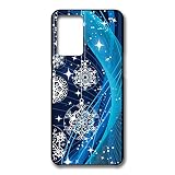 OPPO Reno7A OPG04 / Reno9A (CPH2523) スマホケース カバー 雪の結晶[デザインA] RB-805A オッポ リノ7A リノ9A 欧珀