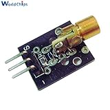 レーザーセンサーモジュール650 nm 6 mm 5 V 5 mW赤レーザードットダイオード銅ヘッドfor Arduino