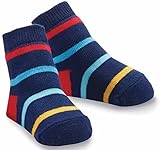 マッドパイ ベビー靴下 ソックス ネイビーストライプ 0-12ヶ月 #91542031