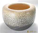 白砂火鉢 13号　（信楽焼・陶器・暖房・火鉢・ひばち・囲炉裏・H）