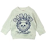 【H27年秋冬物】 GARACH(ギャラッチ) 裏毛GARACHパンダPtトレーナー 95cm/OM NO.AH-531616