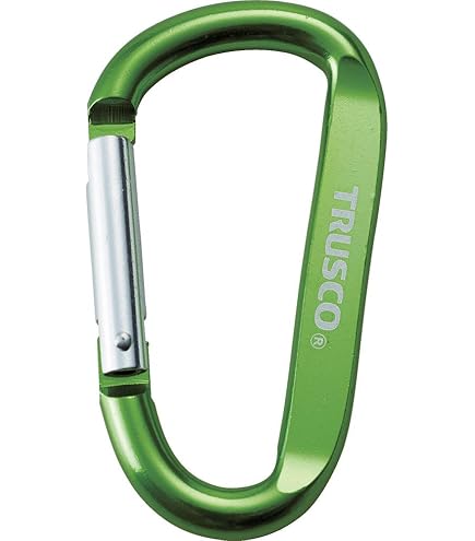 Amazon.co.jp: TRUSCO(トラスコ) カラビナ線径6mmX60mmD型ブラック