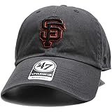 [フォーティセブン] 47 キャップ サンフランシスコ ジャイアンツ グレー MLB Giants ロゴ 47brand 帽子 cap ローキャップ RGW22GWS-CCA