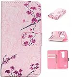 LG Leon / Tribute 2 ケース Zeebox 手帳型ケース カード収納 横開き LG Leon / Tribute 2 用 高品質 液晶保護 カバー 生涯補償付き (ピンク #3)