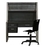 Pulaski Graphite Desk Hutch (Top Only Requires Base) [並行輸入品]