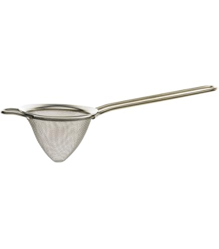 12 Packs Stainless Steel Small Strainer Steel Cone Shaped