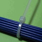 オーム電機 結束バンド 結束径φ38mm 長さ150mm 20本入 LOT-SG1520W 09-1713