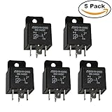 ehdis車リレー4ピン12 V 40 Amp SPSTモデルno。: jd2912 – 1h-12vdc 40 A 14 VDC、自動スイッチ& Starters 5 PACK 5C05-12V