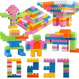 amzmonnsuta プラスチック製積み木　子供キッドパズルビル　ブロックレンガ　教育玩具ギフト