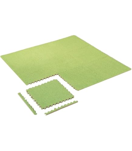 ジョイントマット 21-024 厚さ約10mm 道路柄つながるジョイントマット9枚セット 1セット