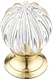 Baldwin 4313.030 1.19-Inch Crystal Cabinet Knob, Polished Brass [並行輸入品]