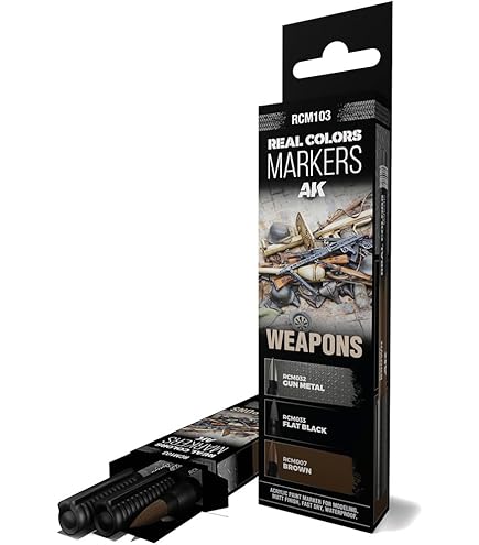 Amazon.co.jp: AK REAL COLORS マーカーセット RCM111 第二次