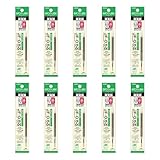 ゼブラ ジェルボールペン替芯 バイオチューブ JF-0.5芯 赤 10本 B-P-BIO-RJF5-R