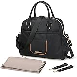 mommore マザーズバッグ トートバッグ 大容量 ベビー用品収納 2way ママバッグ 17ポケット ショルダーキャリーバッグ 多機能 ベイビーバッグ 出産祝い おむつ替えシート付き 全3色