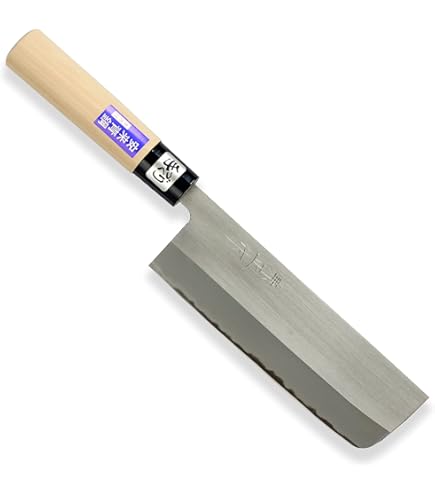 Amazon | 青紙二号鋼（青二）宗石刃物 土佐黒打 菜切包丁 16.5cm
