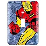 Marvel Iron-Man Wall Light Switch Cover [並行輸入品]
