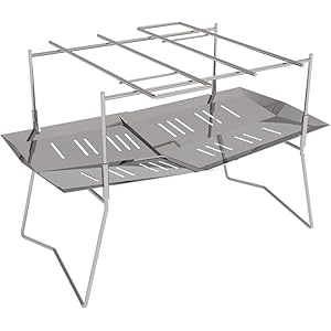 TokyoCamp 焚火台 焚き火台 折りたたみ焚火台 コンパクト 軽量 キャンプ 焚火