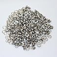 ハトメ #200(内径4mm 外径7.5mm) シルバー(ニッケル) 200個セット