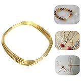 0.5mmx20m brass round wire for diy jewellery making craft