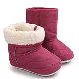 Tovadoo ベビーシューズ ブーツ 女の子 男の子 多色 秋冬 旅行 通学 ファー 無地 キュート 室内 歩行練習 ギフト 0-18ヶ月
