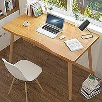 Amazon | パソコンデスク 北欧 木製 勉強机 デスク PCデスク