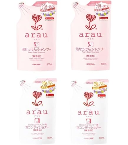 Amazon | arau. アラウ 泡せっけんシャンプー 詰替用 450ml×10個