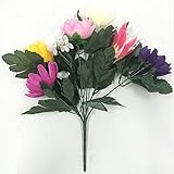 造花　7枝　お盆向け用品　フラワー